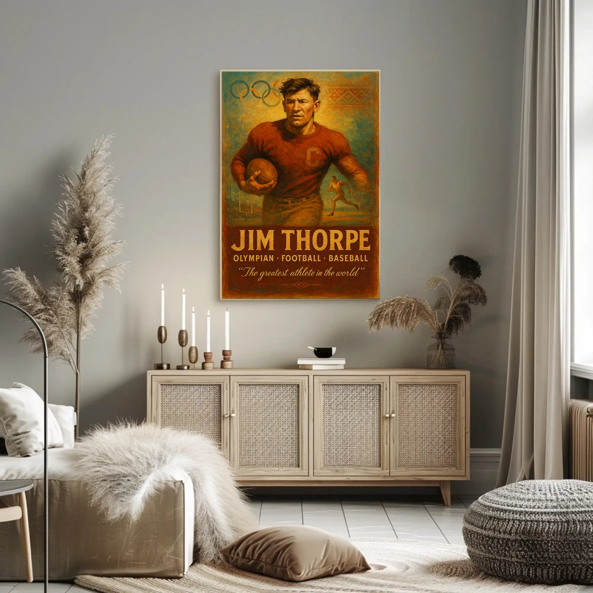 Celebrating Jim Thorpe A Legendary Athlete Jim Thorpe Poster