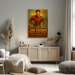 Celebrating Jim Thorpe A Legendary Athlete Jim Thorpe Poster