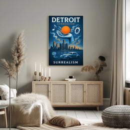 Detroit Surrealism Poster PosterGoat
