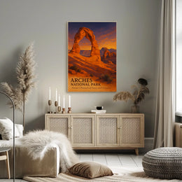 Delicate Arch Sunset: Majestic Nature Wall Art