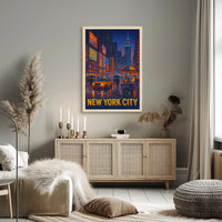 New York City Nightlife Poster