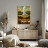 Yellowstone Wanderlust Photography Realism Poster