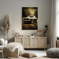 Classic Muscle on the Open Road Poster PosterGoat
