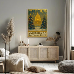Washington, D.C. Capital Of Cheer Poster