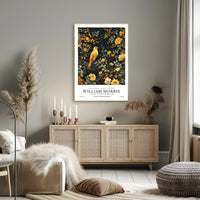 William Morris Floral Vintage Art Poster