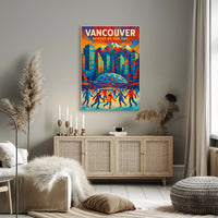 Vancouver Winter by the Bay Poster