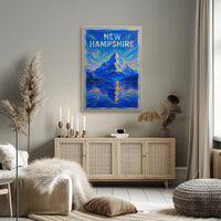 New Hampshire Mountain Landscape Poster