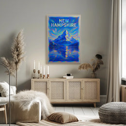 New Hampshire Mountain Landscape Poster