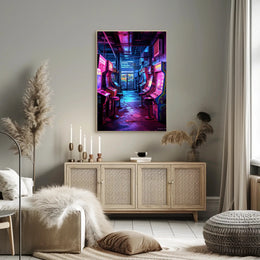 Retro Arcade Haven Poster