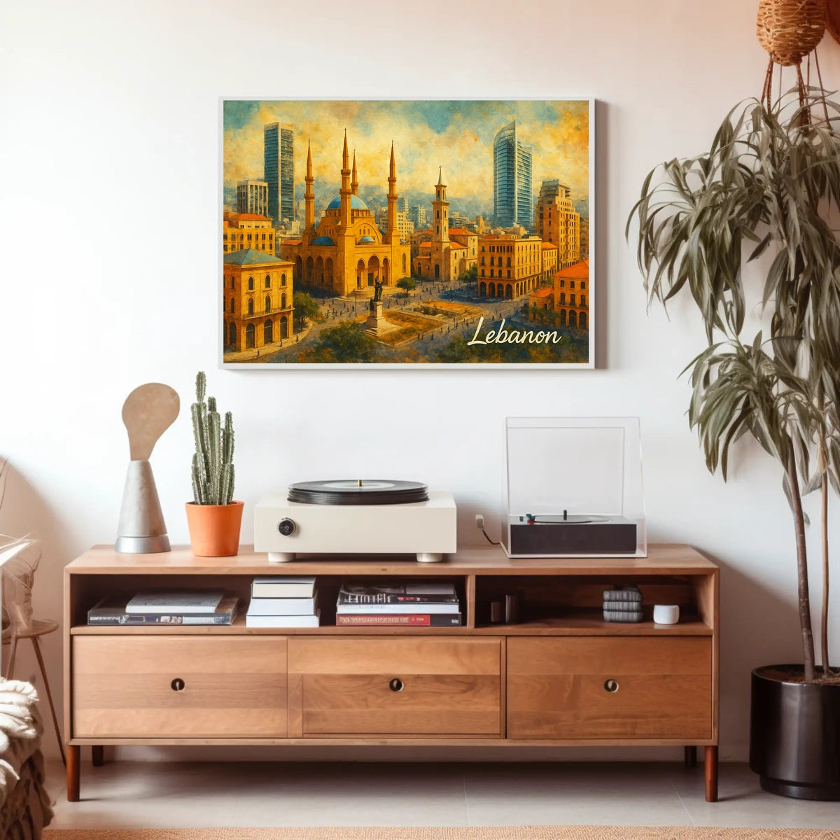 Beirut Cityscape Poster
