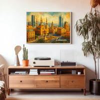 Beirut Cityscape Poster