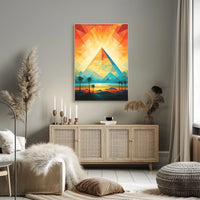 Egyptian Pyramid Mystique Cultural or Heritage Poster