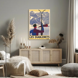 Les Diablerets Swiss Alps Adventure Poster