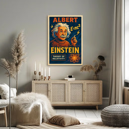 Albert Einstein Theory Of Relativity Poster