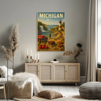Discover Michigan Poster