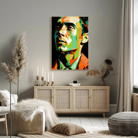 Geometric Portrait Poster PosterGoat