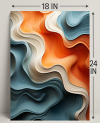 Flowing Colors Poster PosterGoat