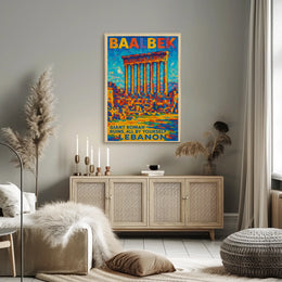 Baalbek Explore The Ancient Ruins Poster