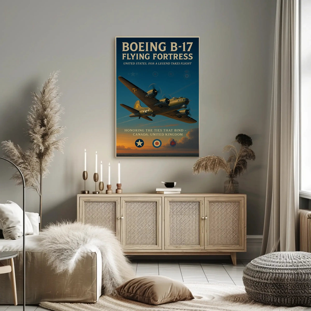 Boeing B-17 Flying Fortress Poster