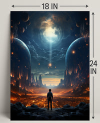 Journey To The Cosmic Abyss Poster