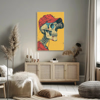 Skull with Lens Poster for Unique Wall Art Decor PosterGoat