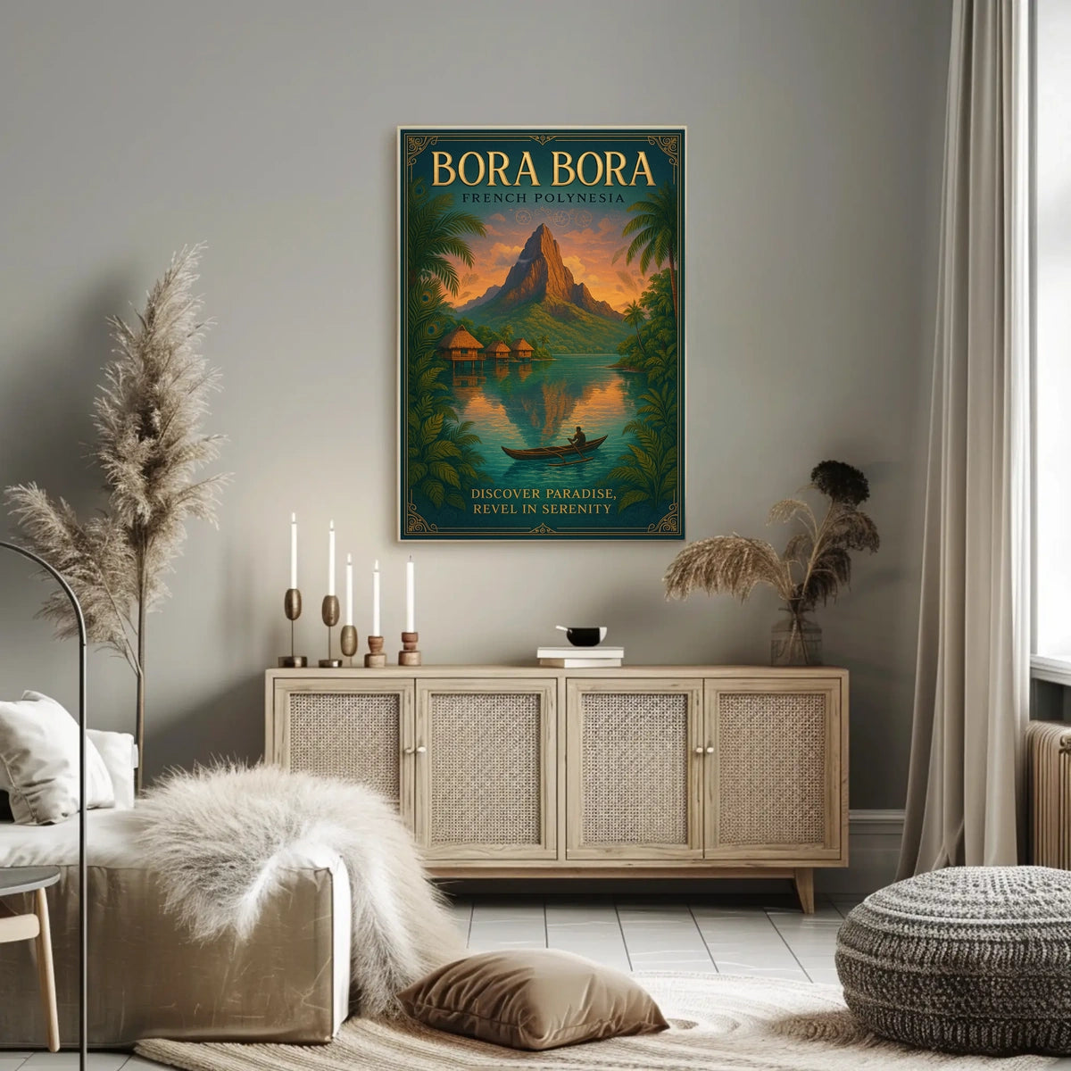 Bora Bora Discover Paradise Poster