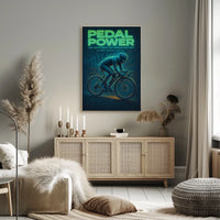 Pedal Power The Heartbeat of Urban Motion Poster