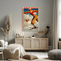 Skiing Adventure in Poland Travel Poster PosterGoat
