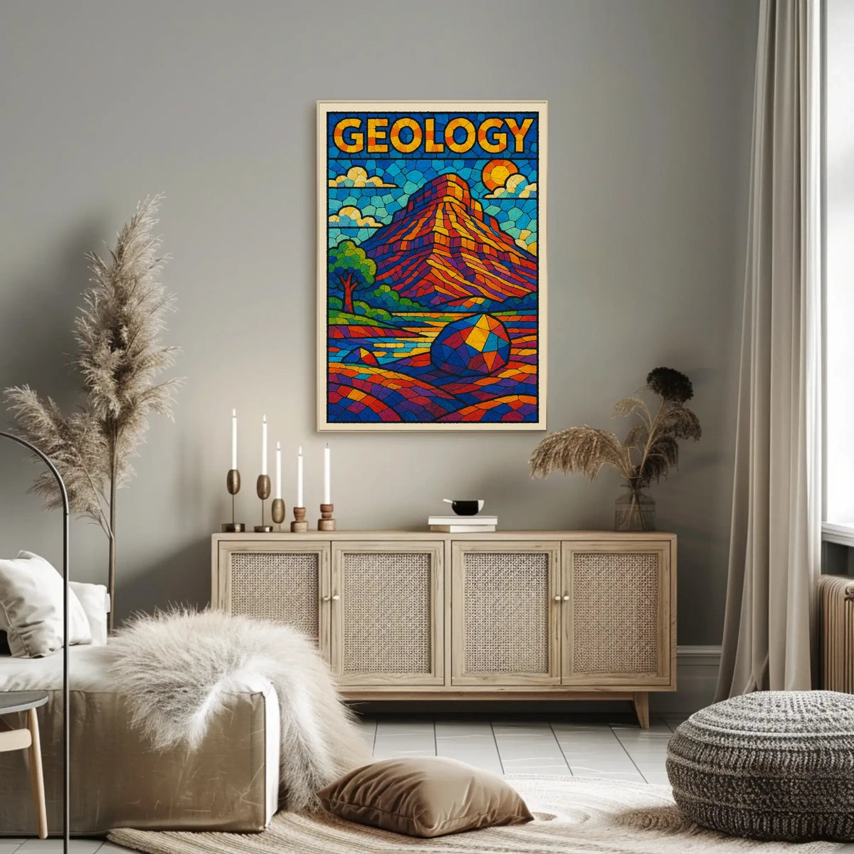 Geology Art Poster