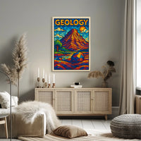 Geology Art Poster