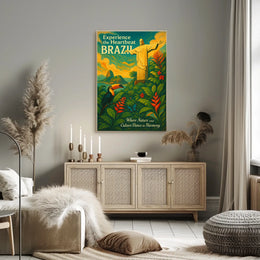 Experience the Heartbeat of Brazil Poster