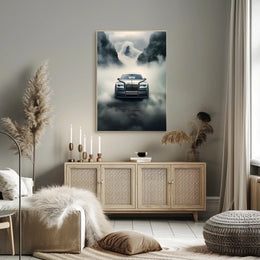 Luxurious Drive Through Mystical Mountains Poster PosterGoat
