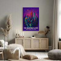 The Heartbeat of NYC Poster