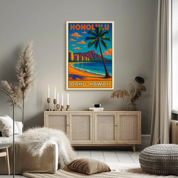 Honolulu Oahu, Hawaii Poster