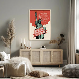 Statue of Liberty Resistance Political or Propaganda Poster