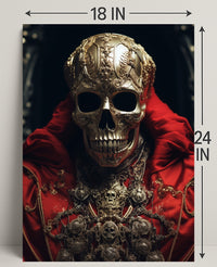 Regal Skull Artistry Poster PosterGoat