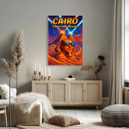 Cairo Pyramid Power Unleashed Poster PosterGoat