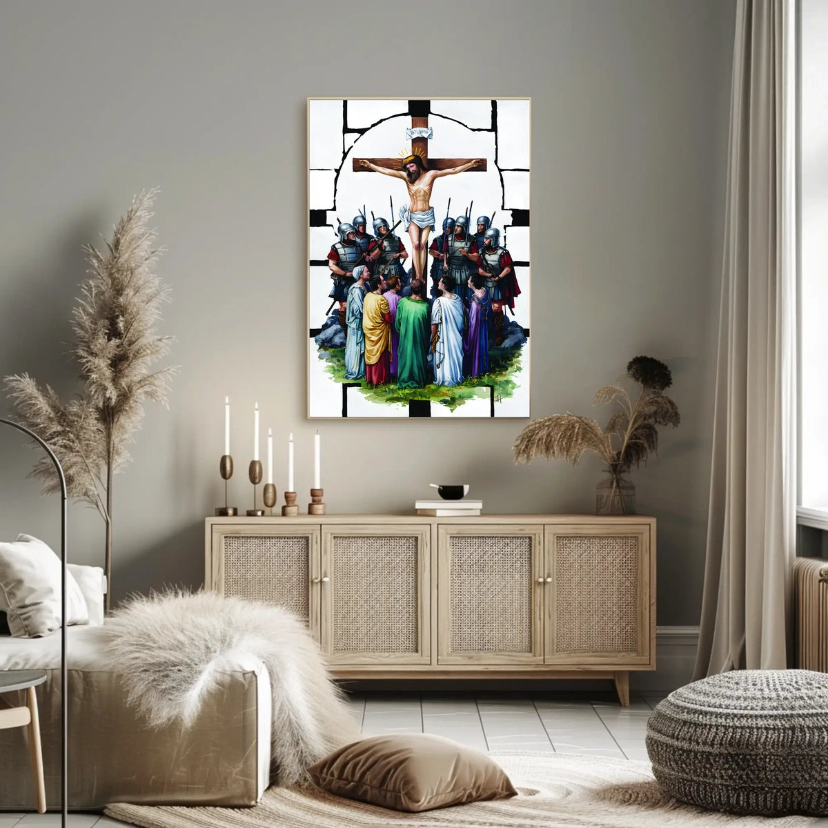 The Crucifixion Scene Poster