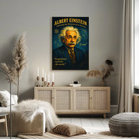 Albert Einstein Inspirational Scientific Exploration Poster