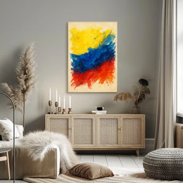 Vibrant Abstract Colors Abstract Poster