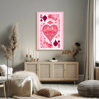 Queen of Spades Artistic Poster for Elegant Home Decor PosterGoat