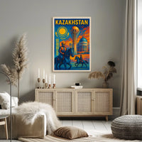 Kazakhstan Heritage Poster