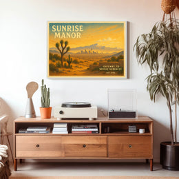 Gateway to Scenic Serenity Travel Poster