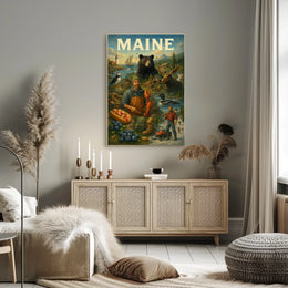 Discover Maine Poster