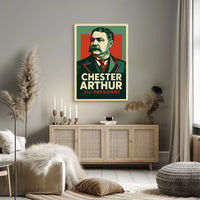 Chester Arthur 21st President Realism Collectors Poster