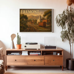 Fremont Gateway to Adventure Travel Poster