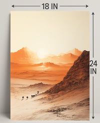 Journey Through The Desert Poster
