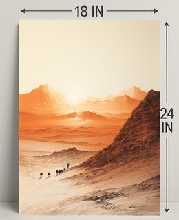 Journey Through The Desert Poster