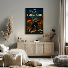 Fly To Buenos Aires Rhythm In Aires Poster