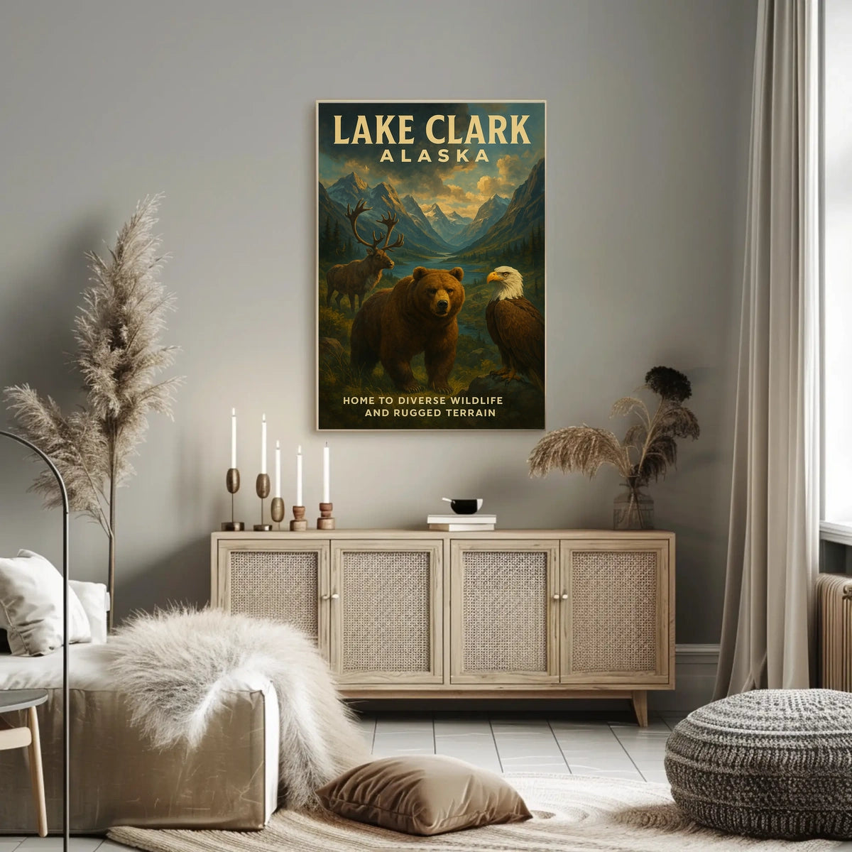 Lake Clark, Alaska Poster